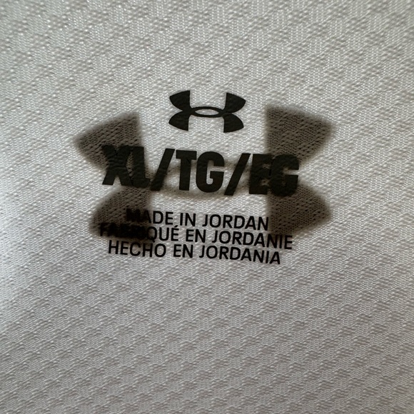 Under Armour Men’s Performance Polo Shirt XL White Loose Fit - Picture 2 of 3